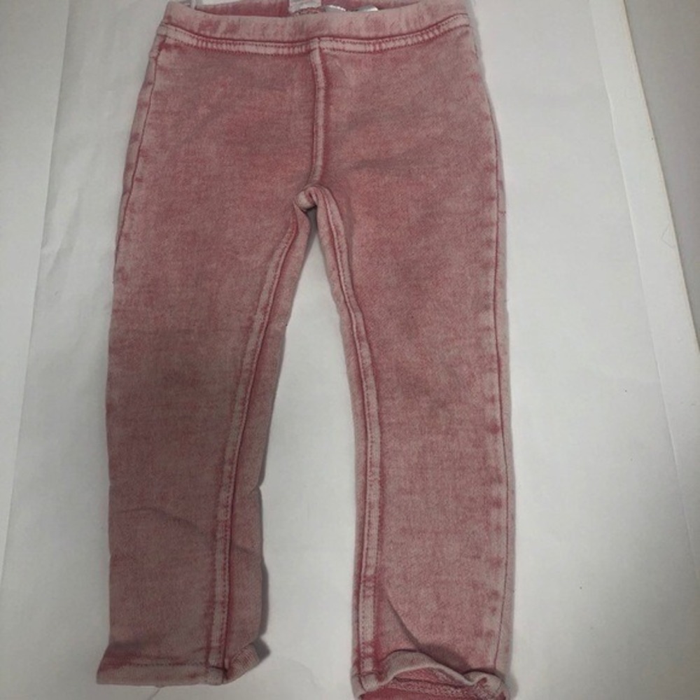 H&M Girls Pink Stretch Pull On Jeggings